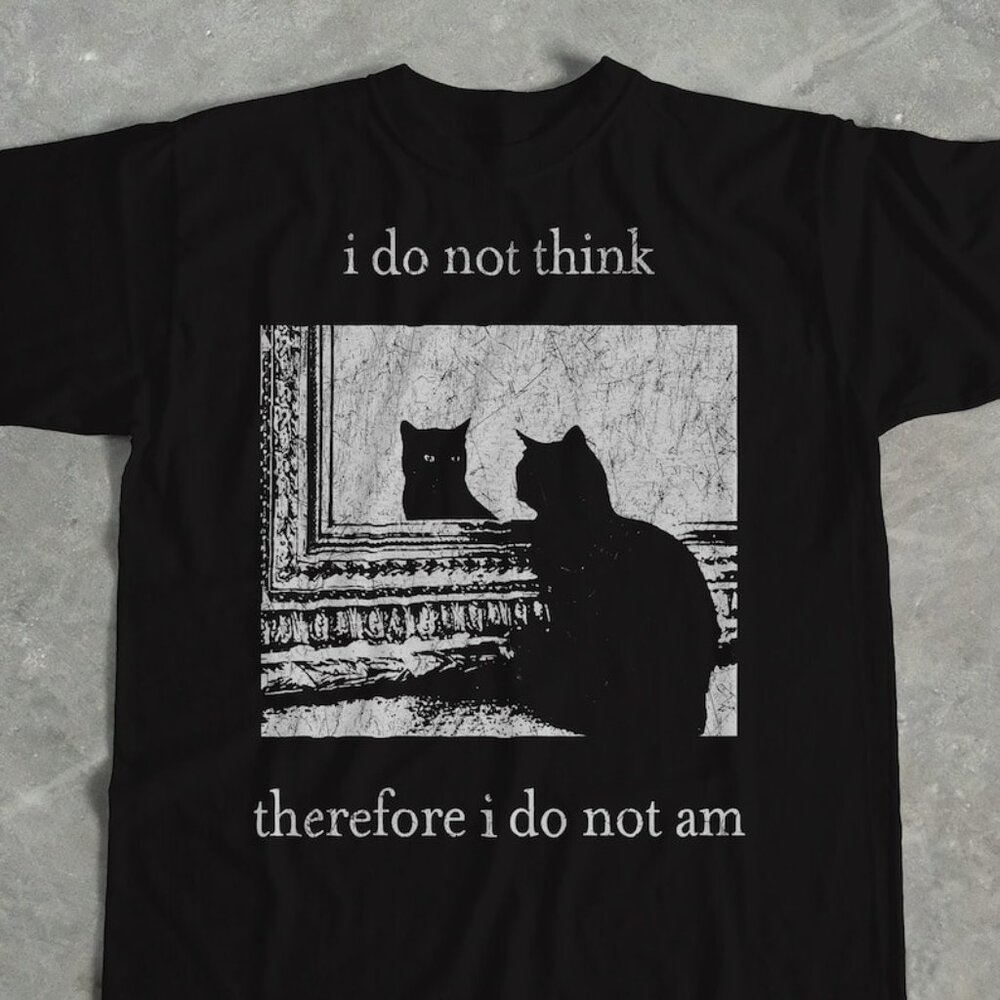 Funny Cat shirt, Grunge tshirt, Vintage Shirt